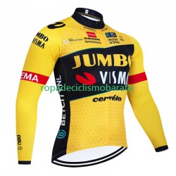 Maillot Manga Larga Jumbo Visma 2023 Hombres