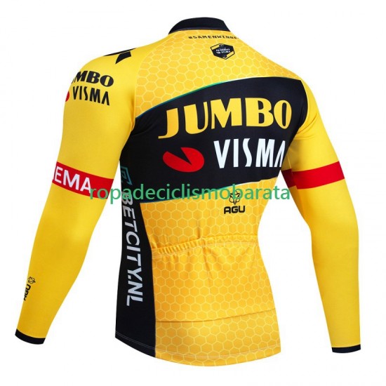 Maillot Manga Larga Jumbo Visma 2023 Hombres