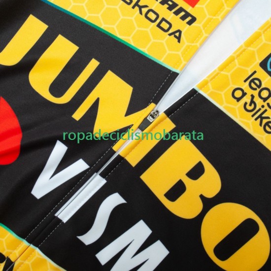 Maillot Manga Larga Jumbo Visma 2023 Hombres