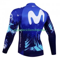 Maillot Manga Larga Movistar 2024 Hombres