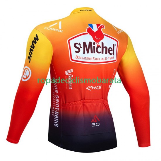 Maillot Manga Larga Saint Michel Auber 93 2023 Hombres