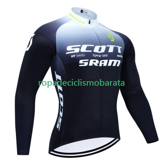 Maillot Manga Larga Scott Sram 2023 Hombres