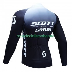 Maillot Manga Larga Scott Sram 2023 Hombres