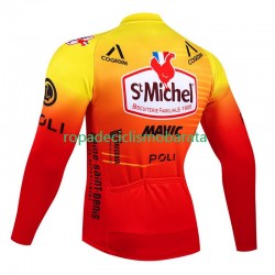 Maillot Manga Larga St Michel Auber 93 Mavic 2024 Hombres