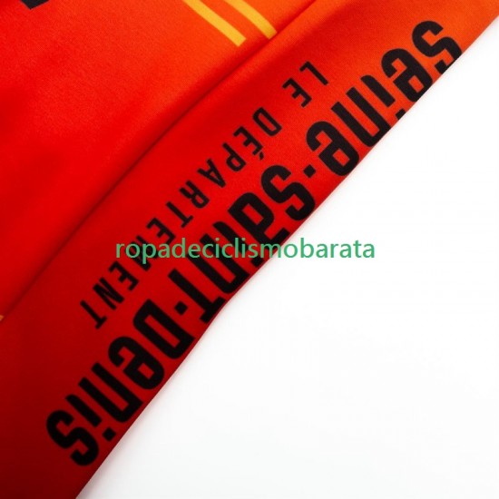 Maillot Manga Larga St Michel Auber 93 Mavic 2024 Hombres