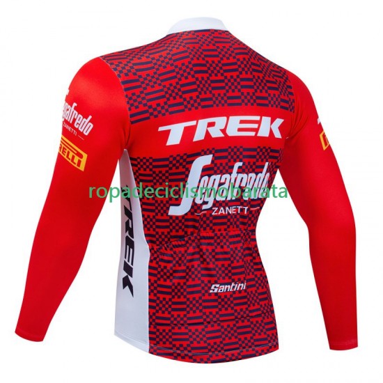 Maillot Manga Larga Trek Segafredo 2023 Hombres N001