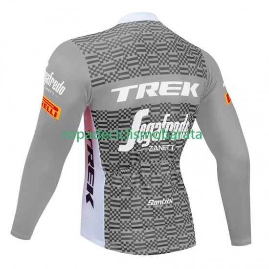Maillot Manga Larga Trek Segafredo 2023 Hombres N003