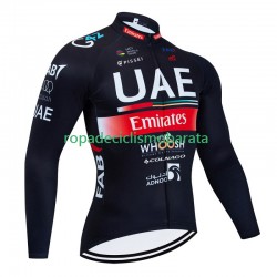 Maillot Manga Larga Uae Emirates 2023 Hombres N001