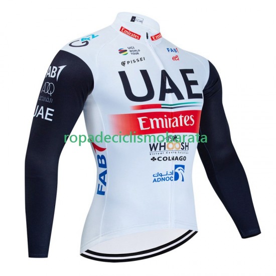 Maillot Manga Larga Uae Emirates 2023 Hombres