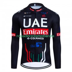 Maillot Manga Larga Uae Emirates 2024 Hombres N001