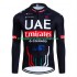 Maillot Manga Larga Uae Emirates 2024 Hombres N001