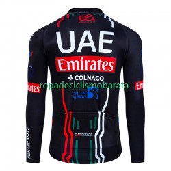 Maillot Manga Larga Uae Emirates 2024 Hombres N001
