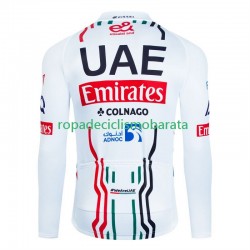 Maillot Manga Larga Uae Emirates 2024 Hombres