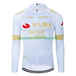 Maillot Manga Larga Visma Lease A Bike 2024 Hombres N002