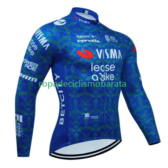Maillot Manga Larga Visma Lease A Bike Tdf 2024 Hombres