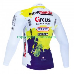Maillot Manga Larga Wanty Circus 2023 Noir Hombres