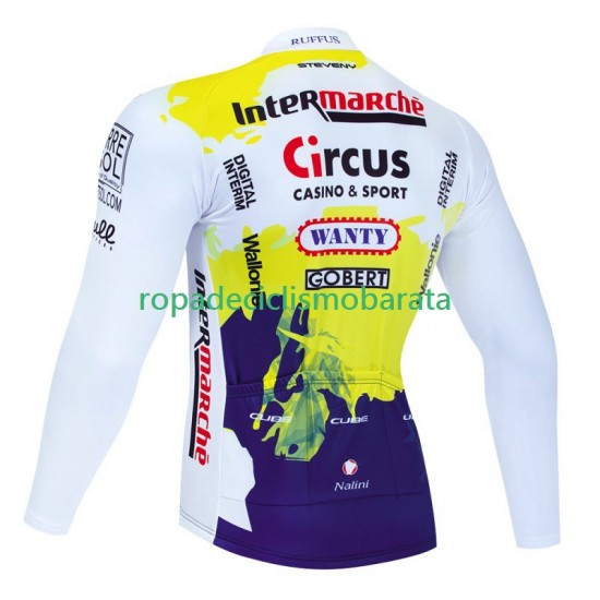 Maillot Manga Larga Wanty Circus 2023 Noir Hombres