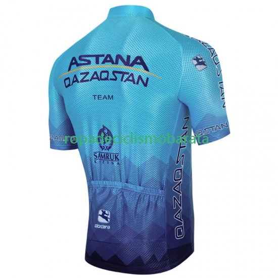 Maillot Manga Corta Astana Qazaqstan 2023 Hombres