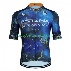 Maillot Manga Corta Astana Qazaqstan 2024 Hombres