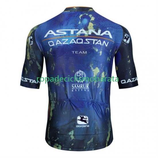 Maillot Manga Corta Astana Qazaqstan 2024 Hombres