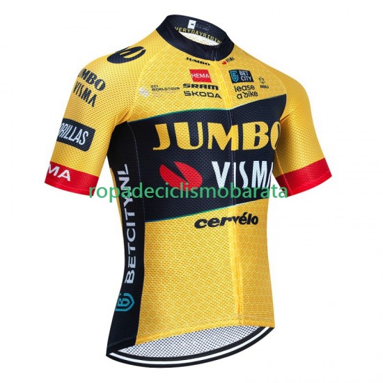 Maillot Manga Corta Jumbo Visma 2023 Hombres
