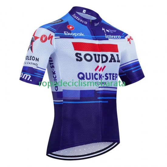Maillot Manga Corta Soudal Quickstep 2023 Hombres