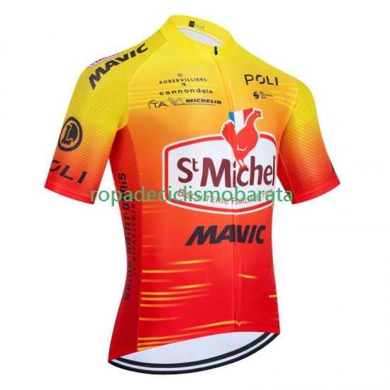 Maillot Manga Corta St Michel Auber 93 Mavic 2024 Hombres