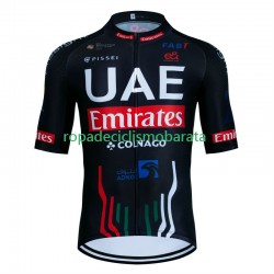 Maillot Manga Corta Uae Emirates 2024 Hombres N001