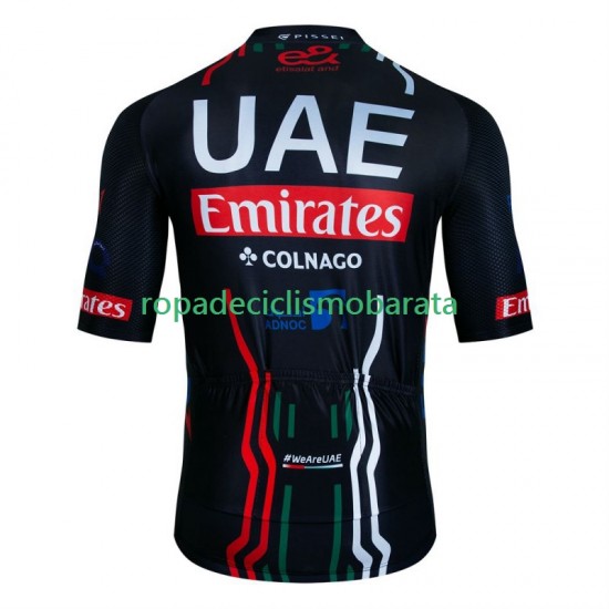 Maillot Manga Corta Uae Emirates 2024 Hombres N001