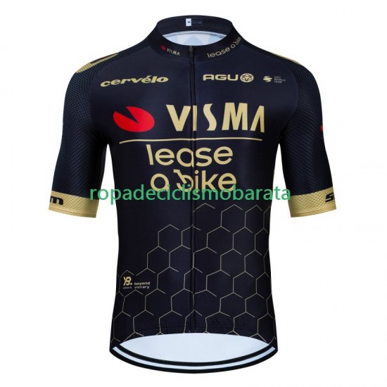 Maillot Manga Corta Visma Lease A Bike 2024 Hombres N001