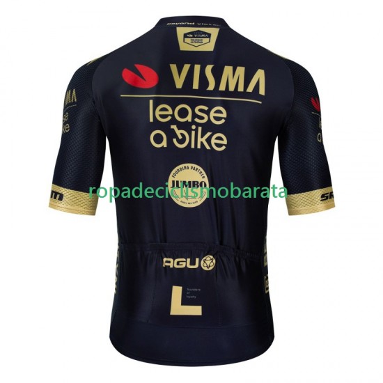 Maillot Manga Corta Visma Lease A Bike 2024 Hombres N001