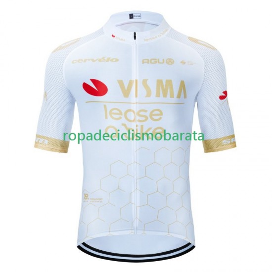 Maillot Manga Corta Visma Lease A Bike 2024 Hombres N002