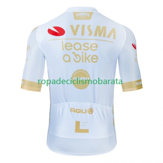 Maillot Manga Corta Visma Lease A Bike 2024 Hombres N002