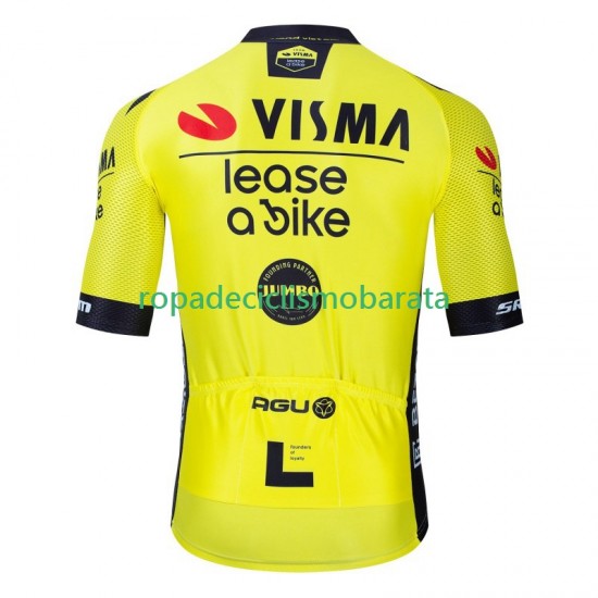 Maillot Manga Corta Visma Lease A Bike 2024 Hombres