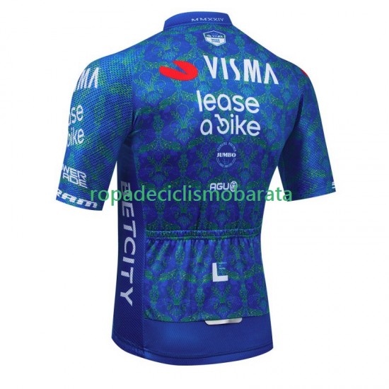 Maillot Manga Corta Visma Lease A Bike Tdf 2024 Hombres
