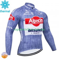 Invierno Maillot Alpecin Deceuninck 2024 Hombres