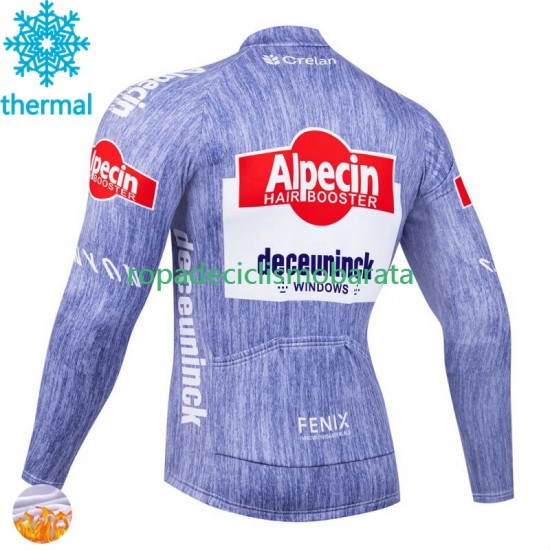 Invierno Maillot Alpecin Deceuninck 2024 Hombres