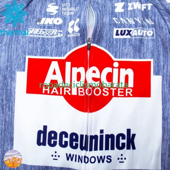Invierno Maillot Alpecin Deceuninck 2024 Hombres