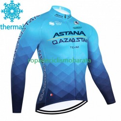 Invierno Maillot Astana Qazaqstan 2023 Hombres