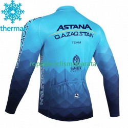 Invierno Maillot Astana Qazaqstan 2023 Hombres