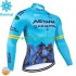 Invierno Maillot Astana Qazaqstan 2024 Hombres N001