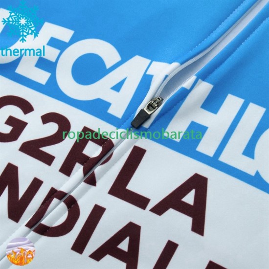 Invierno Maillot Decathlon Ag2R 2024 Hombres