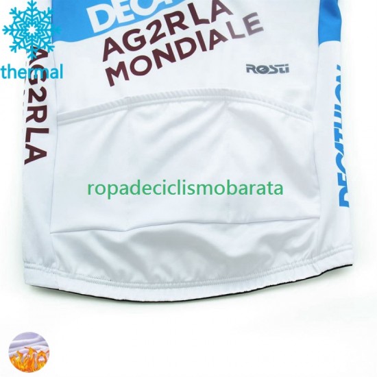 Invierno Maillot Decathlon Ag2R 2024 Hombres