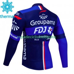 Invierno Maillot Fdj Groupama 2023 Hombres