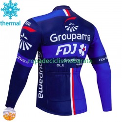 Invierno Maillot Fdj Groupama 2024 Hombres