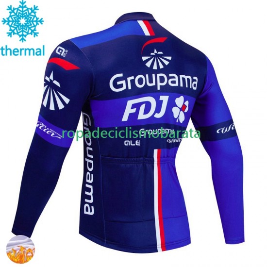 Invierno Maillot Fdj Groupama 2024 Hombres
