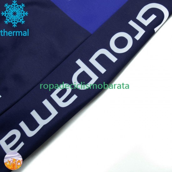 Invierno Maillot Fdj Groupama 2024 Hombres