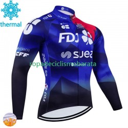 Invierno Maillot Fdj Suez 2024 Hombres