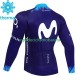 Invierno Maillot Movistar 2023 Hombres