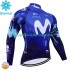 Invierno Maillot Movistar 2024 Hombres